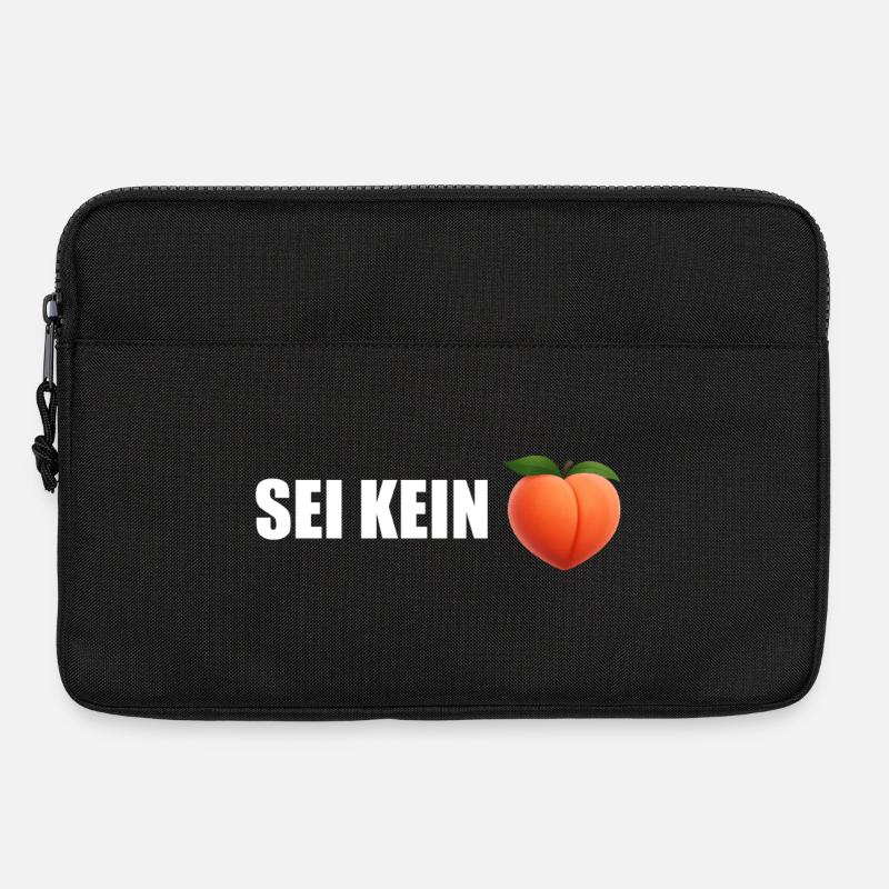Sei Kein Peach - Laptoptasche 13" - Schwarz