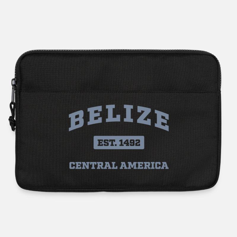 Belize Central America Est. 1492 - Laptop bag 13" - black