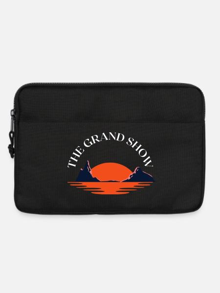 Der große Show-Sonnenuntergangsrücken - Laptoptasche 13" - Schwarz