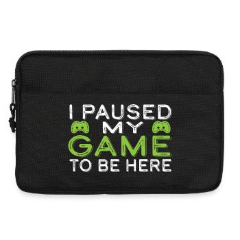 Ich unterbrach mein Spiel, um hier zu sein - Laptoptasche 13" - Schwarz - Vorne