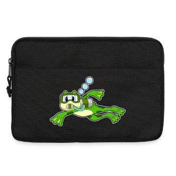 Plongeon de plongée de nage - Sacoche pour ordinateur portable 13 pouces - noir - Devant