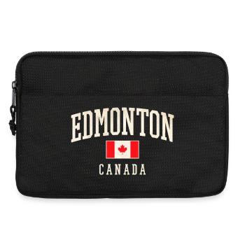 Edmonton Kanada Stadtflagge Design - Laptoptasche 13" - Schwarz - Vorne