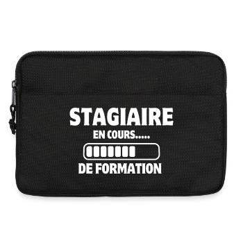 stagiaire, formation, apprenti - Sacoche pour ordinateur portable 13 pouces - noir - Devant