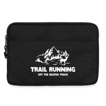 Trailrunning - abseits der ausgetretenen Pfade - Laptoptasche 13" - Schwarz - Vorne