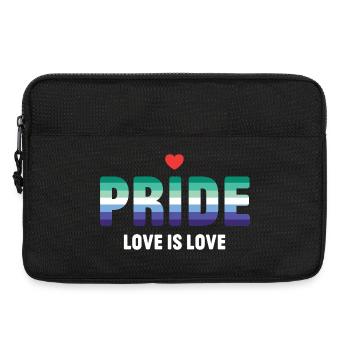 LGBT Pride Month - Love is Love (Gays) - Laptop bag 13" - black - Front