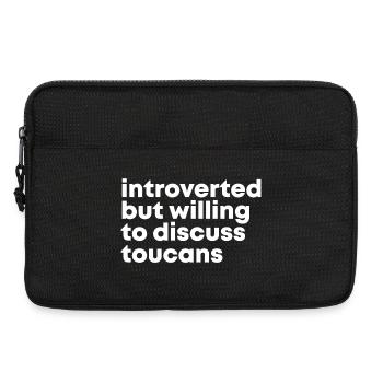 Tukan - Laptoptasche 13" - Schwarz - Vorne