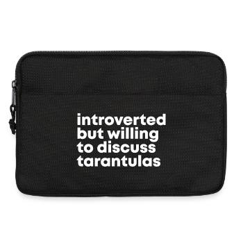 Tarantula - Laptop bag 13" - black - Front
