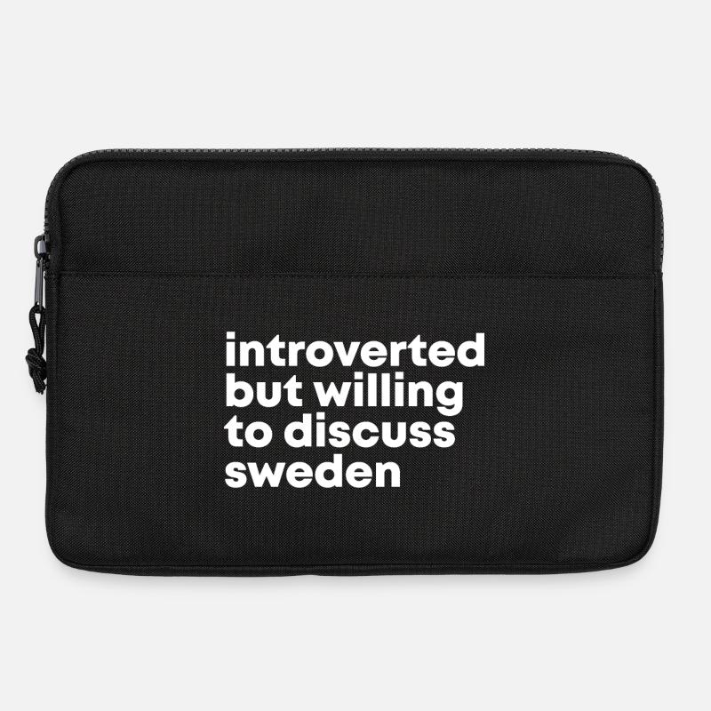Schweden - Laptoptasche 13" - Schwarz