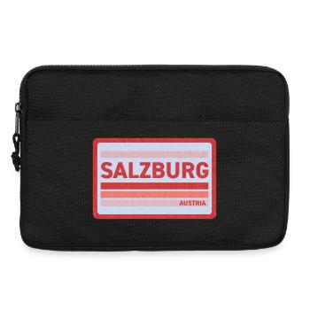 Imprimé de style rétro de Salzbourg - Sacoche pour ordinateur portable 13 pouces - noir - Devant