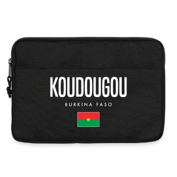 Koudougou Burkina Faso - Laptop bag 13" - black - Front