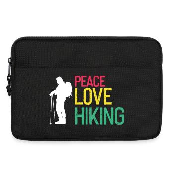 Peaceful Hiking Life Nature Trail Explorer Fan - Laptoptasche 13" - Schwarz - Vorne