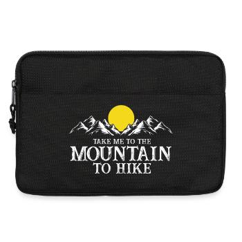 Take Me To The Mountain To Hike Adventure - Laptoptasche 13" - Schwarz - Vorne