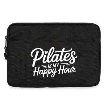 Pilates Is My Happy Hour for Instructors - Laptop bag 13" - black - Front