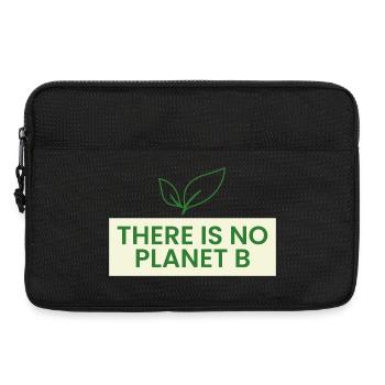 There is no planet B - Laptop bag 13" - black - Front