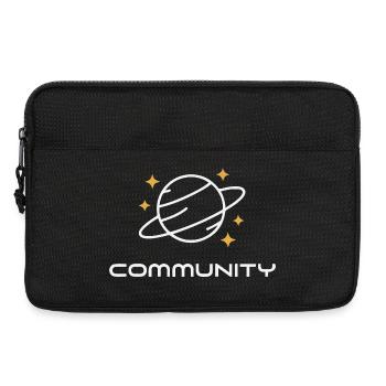 Planet Ringed Unity - Laptop bag 13" - black - Front