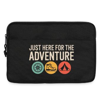 Just Here for the Adventure - Laptop bag 13" - black - Front