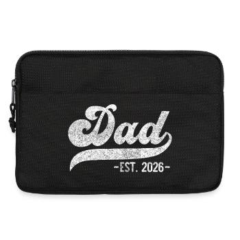 Dad Est. 2026 New Dad 2026 - Laptop bag 13" - black - Front