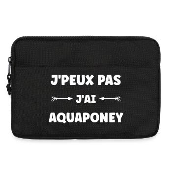 Ich kann nicht, ich habe Aquapony. - Laptoptasche 13" - Schwarz - Vorne