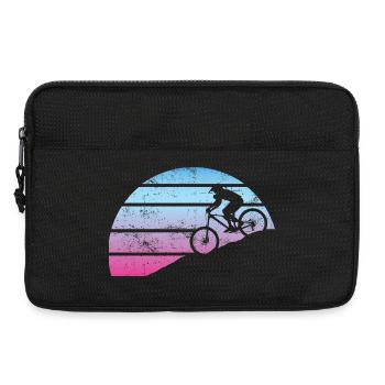 Fahhrrad Sunset - Laptoptasche 13" - Schwarz - Vorne