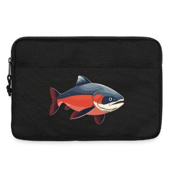 Lachse Lachs - Laptoptasche 13" - Schwarz - Vorne