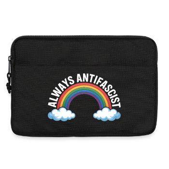 Toujours Antifasciste - Antifa Tee - Sacoche pour ordinateur portable 13 pouces - noir - Devant