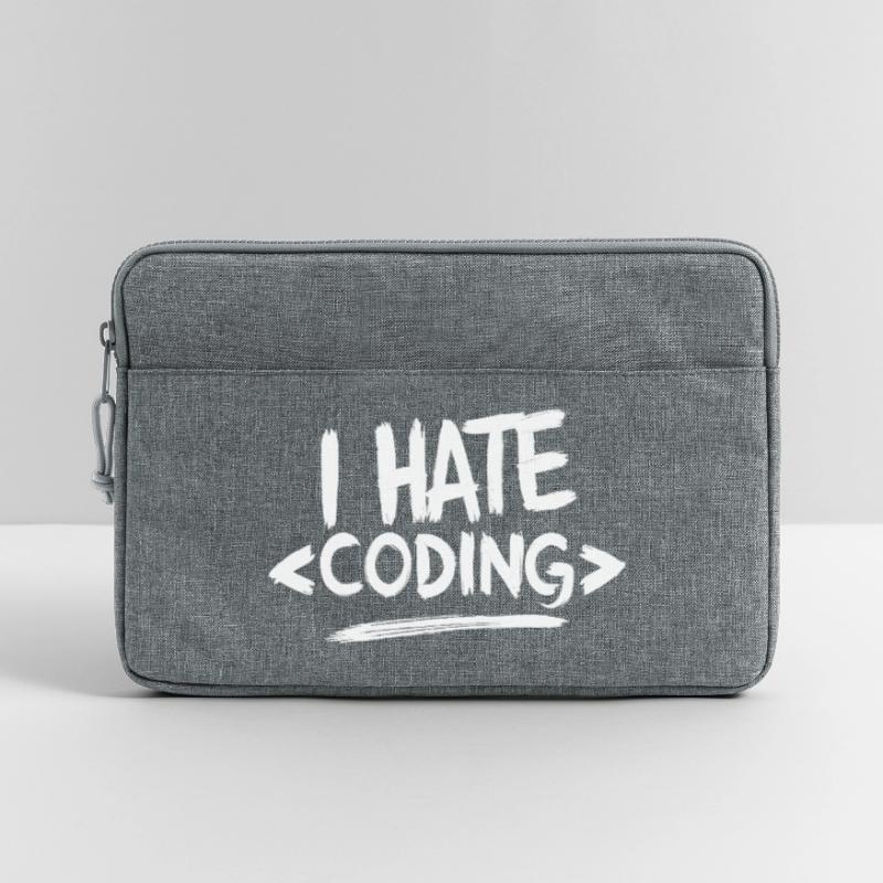 I Hate Coding Computer Web Programmer Laptop bag 13"