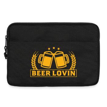 Beer Lovin Beer Mugs Cheers Party Celebrations - Laptop bag 13" - black - Front