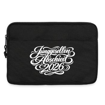 Junggesellenabschied 2026 Jga - Laptoptasche 13" - Schwarz - Vorne