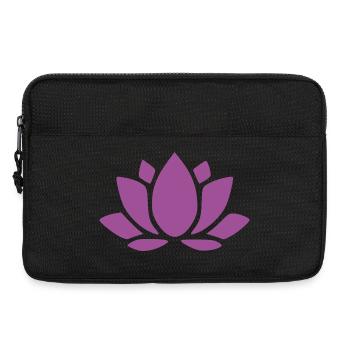 Lotus Flower Lotus Flower Flower Violet Blossom Yoga - Laptop bag 13" - black - Front
