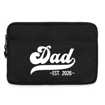 Daddy fondé en 2026 - Sacoche pour ordinateur portable 13 pouces - noir - Devant