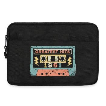 Millésime 1961 - Sacoche pour ordinateur portable 13 pouces - noir - Devant