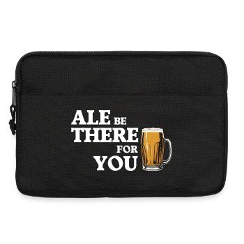 Ale Be There For You - Beer Humor - Laptop bag 13" - black - Front