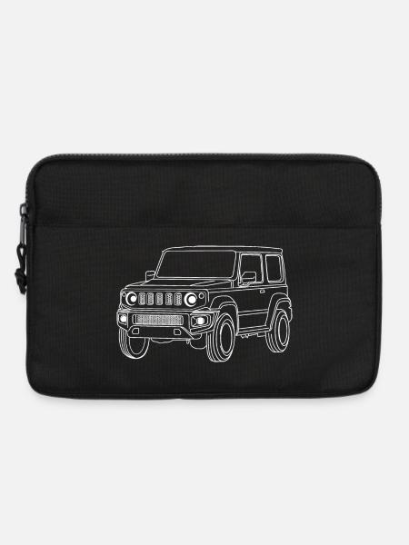 Jimny jeep - Laptoptasche 13" - Schwarz