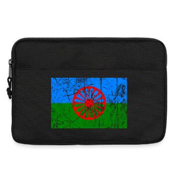 flag of the romani people or styago le romengo - Laptop bag 13" - black - Front
