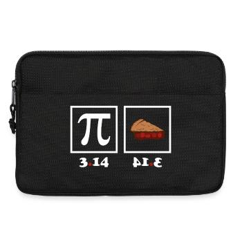 Pi Day Pie - Laptop bag 13" - black - Front