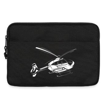 Helicopter Helicopter Heli Team Symbol Pilot - Laptop bag 13" - black - Front