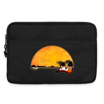 Gitarre Natur - Laptoptasche 13" - Schwarz - Vorne