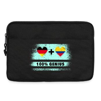 Germany and Colombia 100% Ingenious / Gift - Laptop bag 13" - black - Front