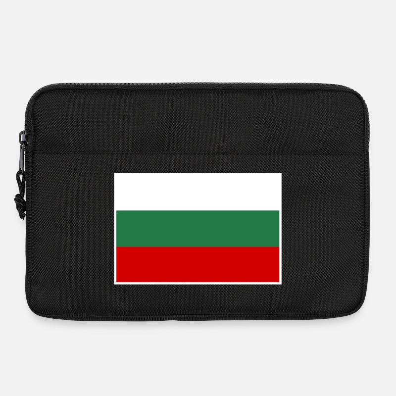 Bulgarien Flagge - Laptoptasche 13" - Schwarz
