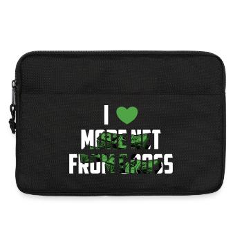 More net from gross - Laptop bag 13" - black - Front