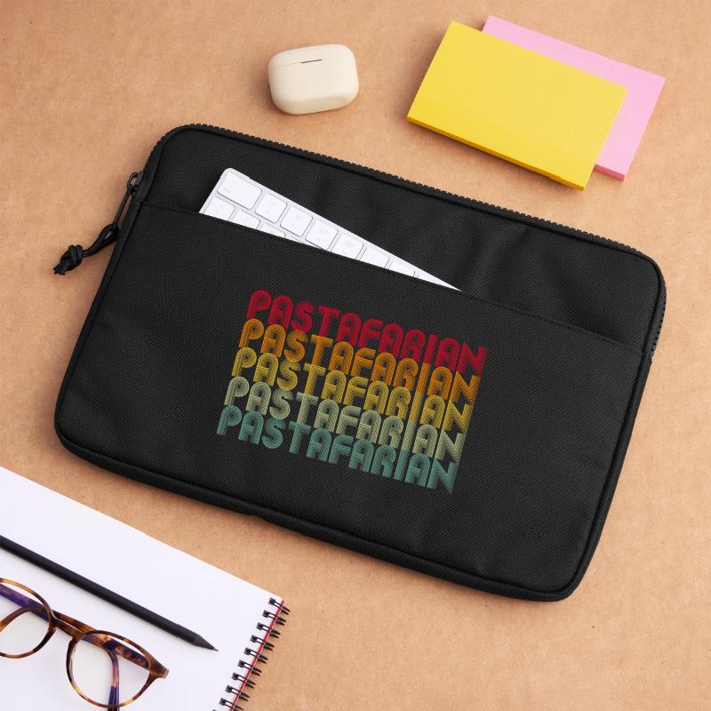 Rainbow Font Stack Pattern Laptop bag 13"