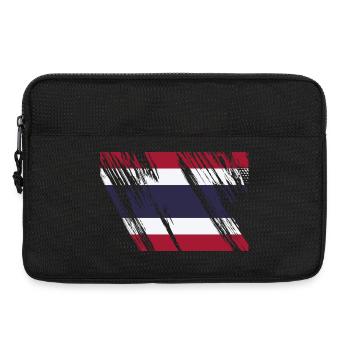 Thailand Flag - Laptop bag 13" - black - Front
