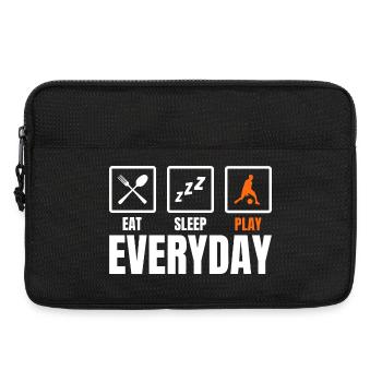 Routine de joueur de basket-ball - Sacoche pour ordinateur portable 13 pouces - noir - Devant