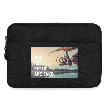 not all reels - Laptoptasche 13" - Schwarz - Vorne