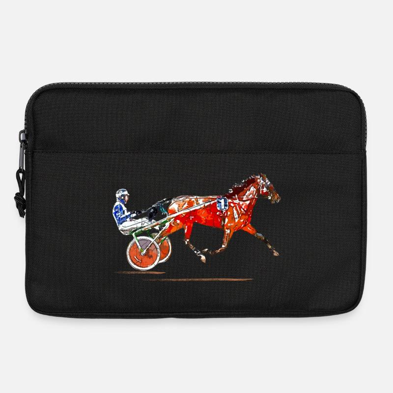 Trabrennen - Laptoptasche 13" - Schwarz