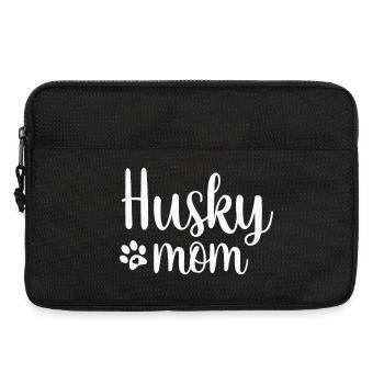 Dog Husky - Laptop bag 13" - black - Front
