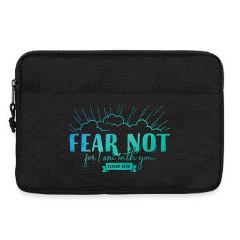 Fear not for I am with you - Laptop bag 13" - black - Front