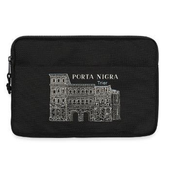 Trèves, Porta Nigra, patrimoine mondial, Allemagne Dessin - Sacoche pour ordinateur portable 13 pouces - noir - Devant