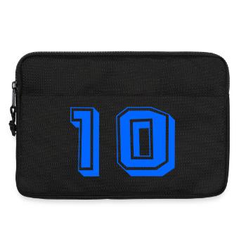 10. 10 ANS. 10e ANNIVERSAIRE. ANNIVERSAIRE 10 ANS. - Sacoche pour ordinateur portable 13 pouces - noir - Devant