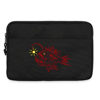 A lantern fish - Laptop bag 13" - black - Front